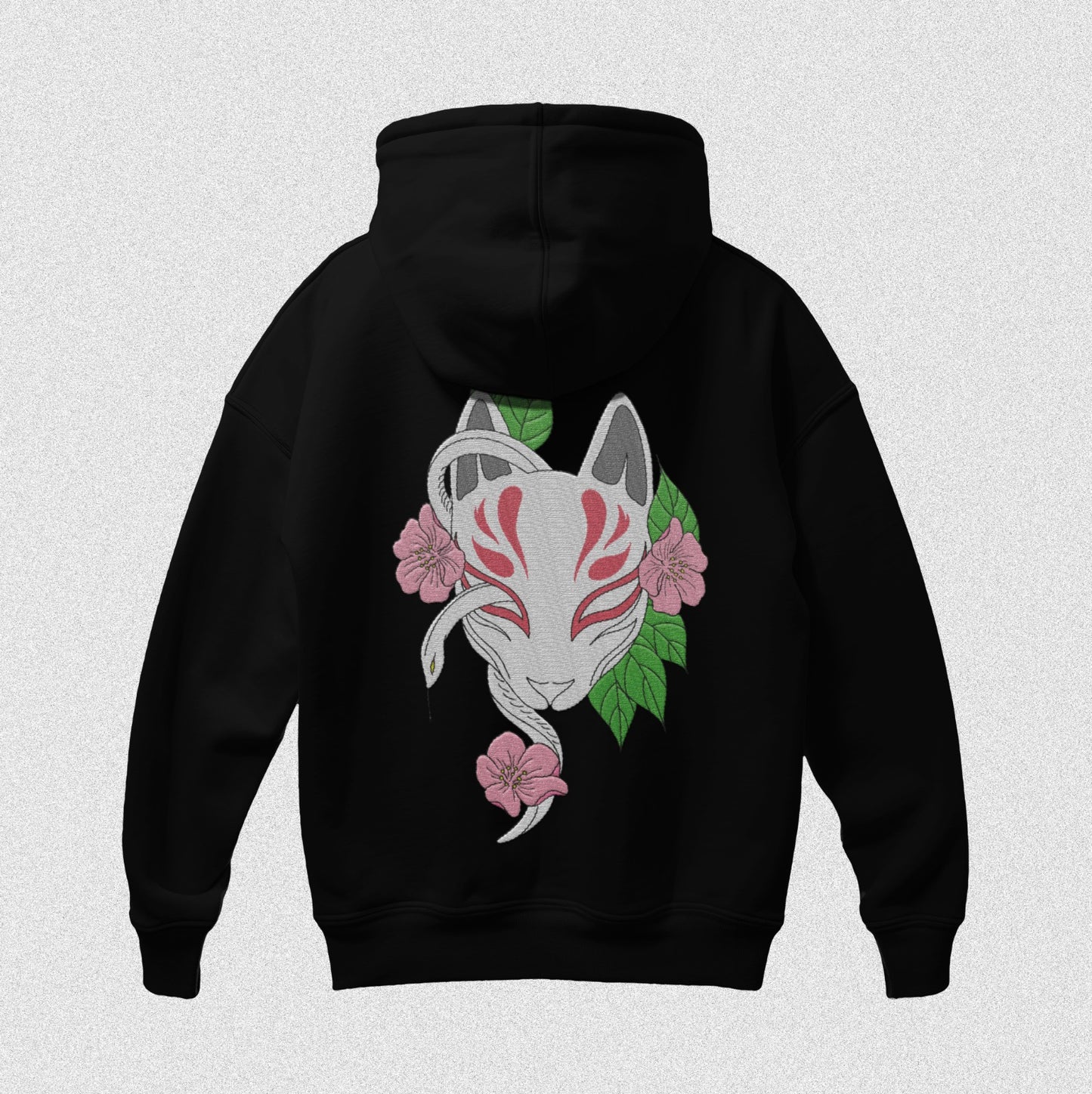 ITO Kitsune Serpent Blossom Hoodie